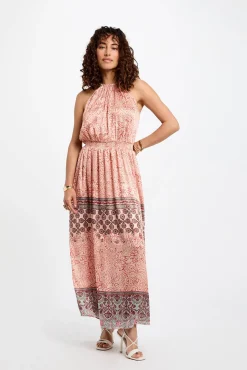 Mujer Morgan Vestidos>Vestido largo recto estampado