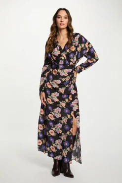 Mujer Morgan Vestidos>Vestido largo satinado