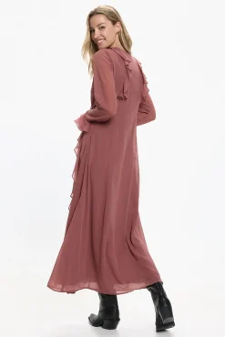 Mujer Vero Moda Vestidos>Vestido largo volantes