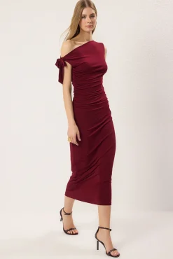 Mujer Trendyol Vestidos>Vestido maxi ajustado