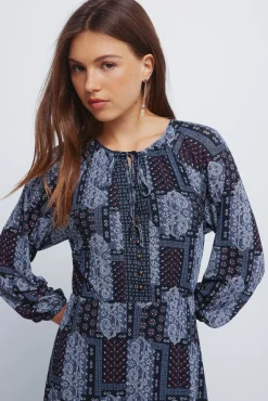 Mujer Springfield Vestidos>Vestido midi boho