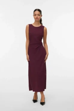 Mujer Vero Moda Vestidos>Vestido midi detalle hebilla