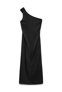 Mujer Vero Moda Vestidos>Vestido midi escote asimétrico