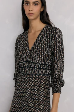 Mujer Pedro del Hierro Vestidos>Vestido midi estampado