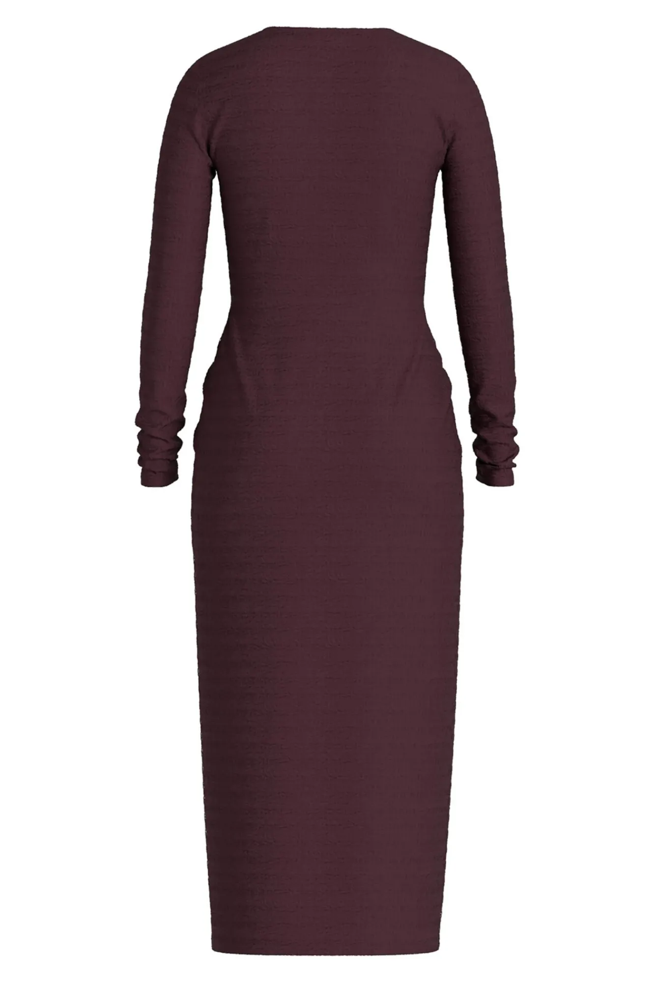 Mujer Vila Vestidos>Vestido midi manga larga