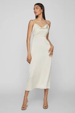 Mujer Vila Vestidos|Jerséis>Vestido midi satinado
