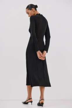 Mujer Cortefiel Vestidos>Vestido satinado brillos