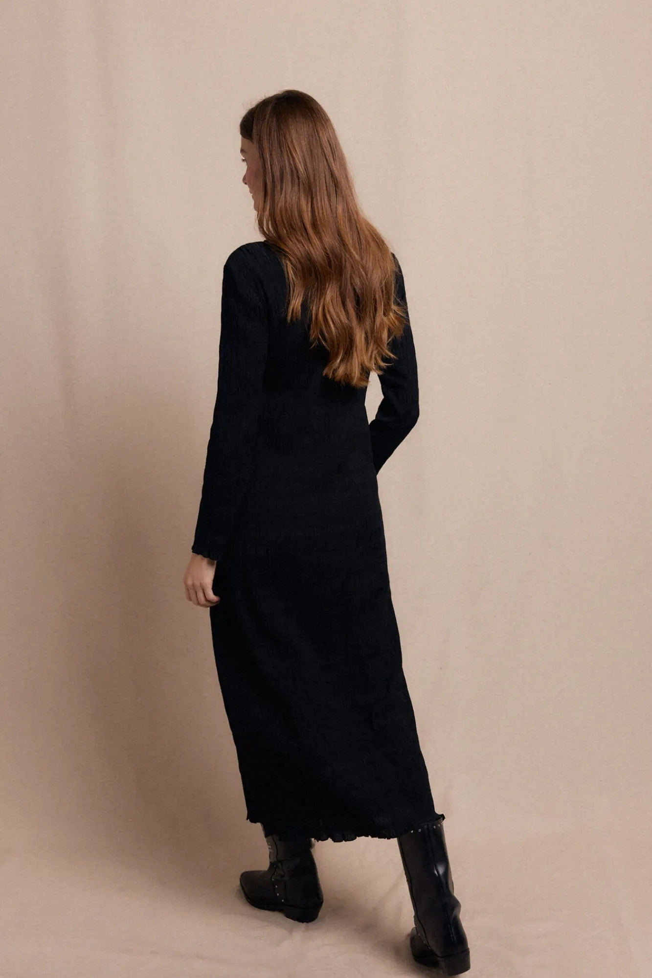 Mujer Slowlove Vestidos>Vestido textura elastico