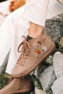 Mujer Toni Pons Botas>Zapatilla abotinadabcon detalles florales