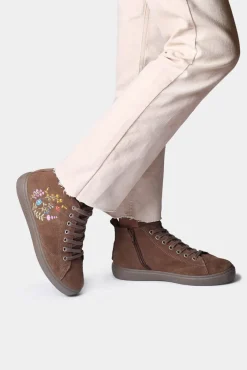 Mujer Toni Pons Botas>Zapatilla abotinadabcon detalles florales