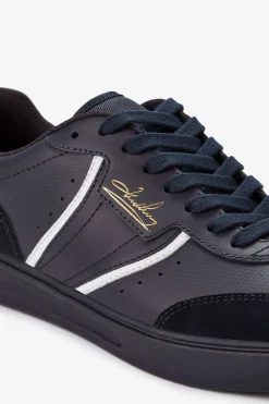 Hombre Fred Perry Zapatillas>Zapatilla B4 embossed leather/suede