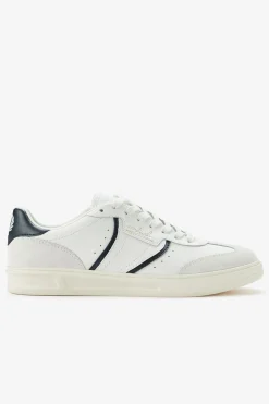 Hombre Fred Perry Zapatillas>Zapatilla B4 embossed leather/suede
