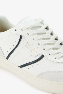 Hombre Fred Perry Zapatillas>Zapatilla B4 embossed leather/suede