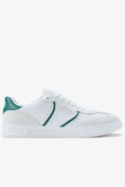 Hombre Fred Perry Zapatillas>Zapatilla B4 embossed leather/suede
