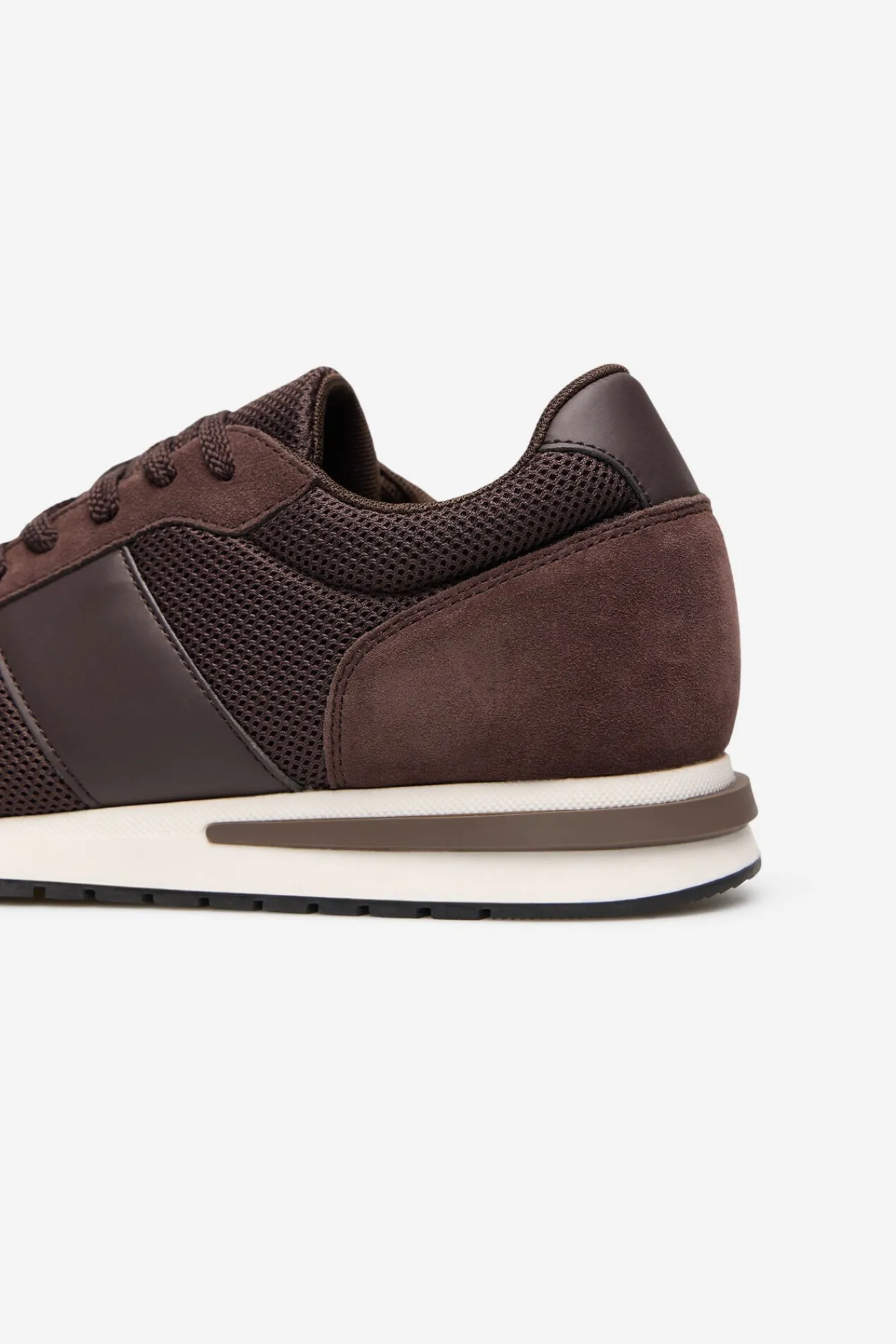 Hombre Cortefiel Zapatillas>Zapatilla piel y textil