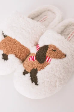 Mujer Women'secret Zapatillas Casa>Zapatillas casa borreguito perrito