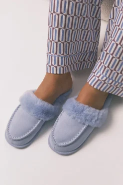 Mujer Women'secret Zapatillas Casa>Zapatillas casa pelo sintético lila