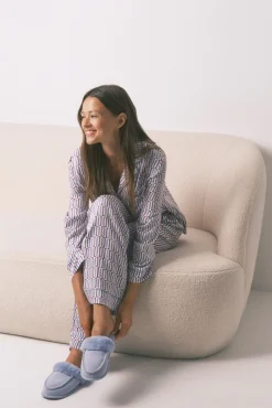 Mujer Women'secret Zapatillas Casa>Zapatillas casa pelo sintético lila