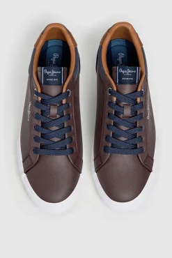 Hombre Pepe Jeans Zapatillas>Zapatillas Clásicas Con Detalles En Ante