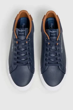 Hombre Pepe Jeans Zapatillas>Zapatillas Clásicas Con Detalles En Ante