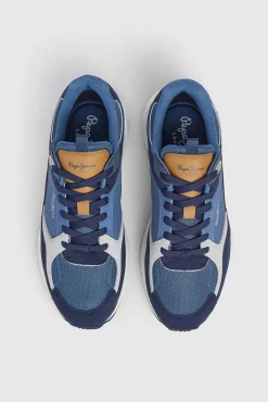 Hombre Pepe Jeans Zapatillas>Zapatillas Con Detalles En Ante
