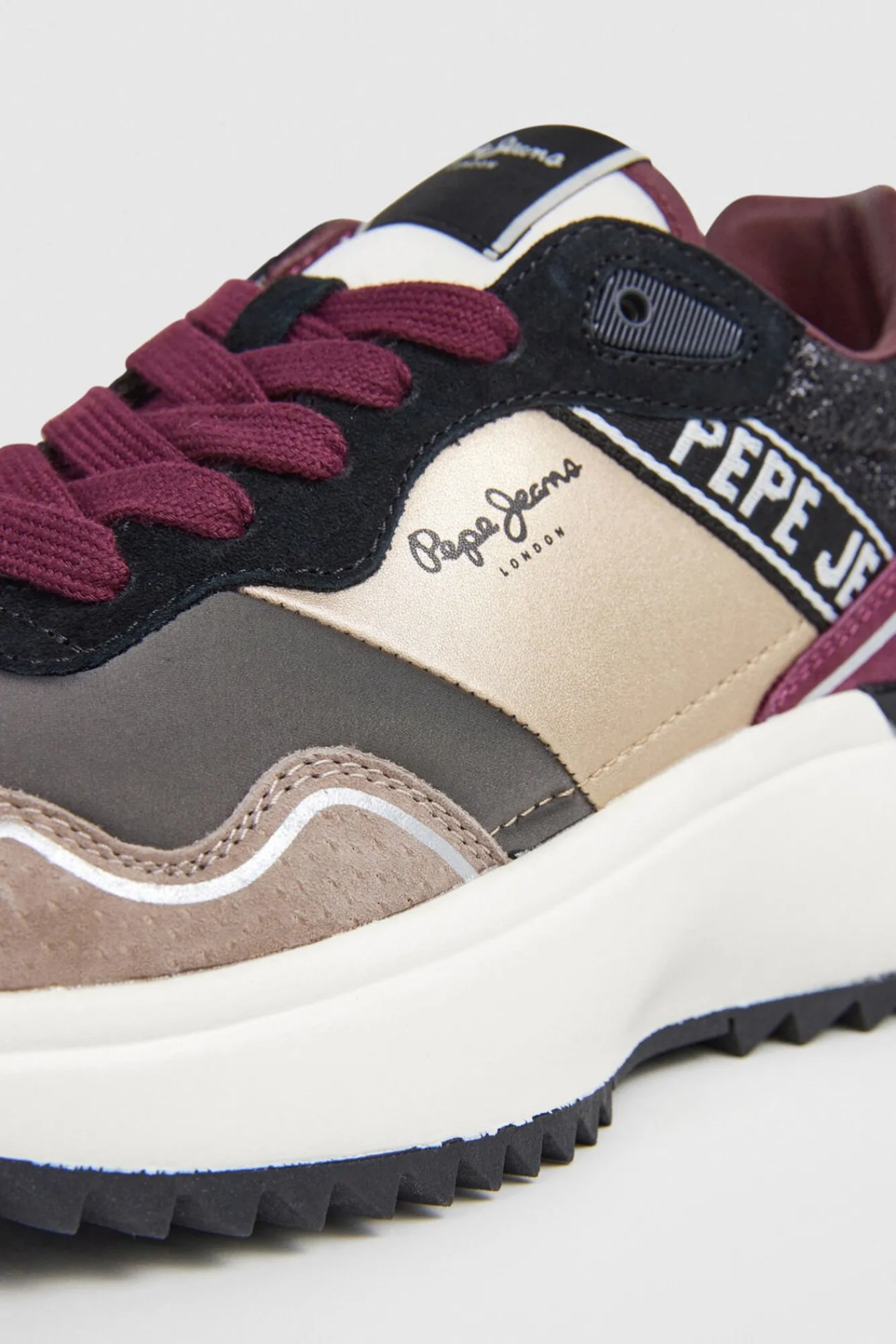 Mujer Pepe Jeans Zapatillas>Zapatillas detalle brillos