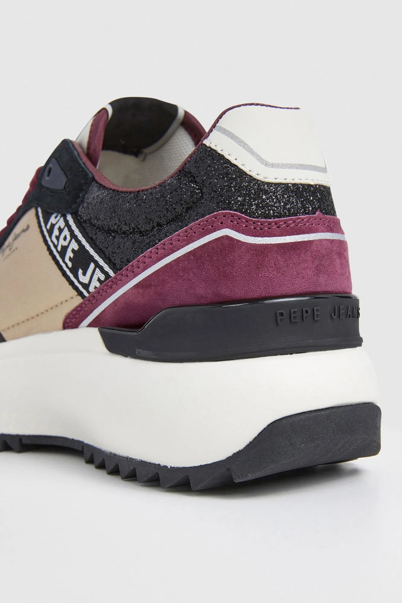 Mujer Pepe Jeans Zapatillas>Zapatillas detalle brillos