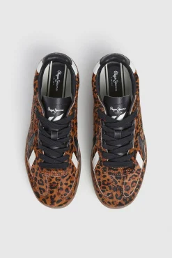 Mujer Pepe Jeans Zapatillas|Calzado Piel>Zapatillas Estampado Animal Print