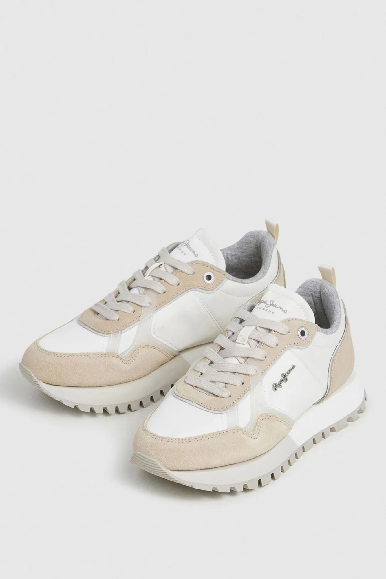 Mujer Pepe Jeans Calzado Piel|Zapatillas>Zapatillas Running Retro