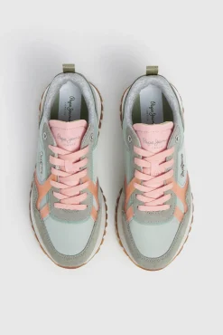 Mujer Pepe Jeans Calzado Piel|Zapatillas>Zapatillas Running Retro