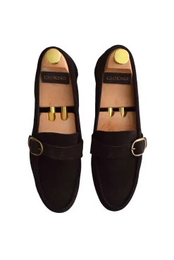 Hombre Cloking Zapatos De Vestir>Zapato Mocasín Hebilla Ante